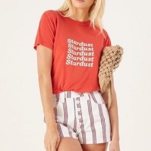 REFORMATION Charlie Shorts Grenada Stripe